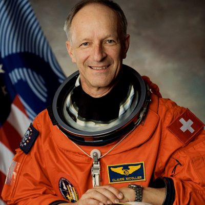 Prof. Claude Nicollier, member of Space Innovation since 2007 and former astronaut, having completed four missions and a space walk