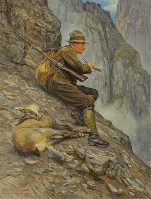 F. Rouge à son ami Henri Leyvraz, souvenir de septembre 1918